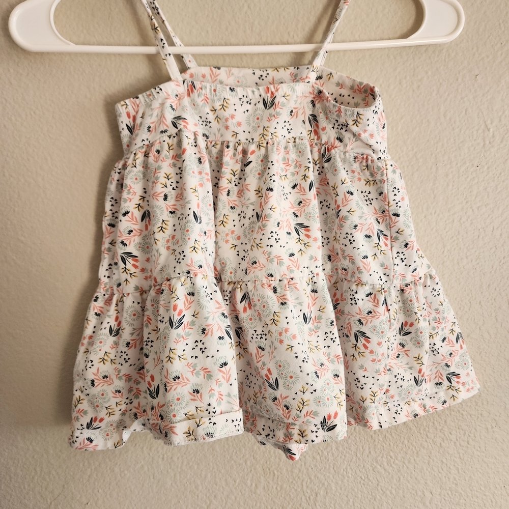 Savannah Floral Dress with Pink and Cream Tones - Picture 6 of 8